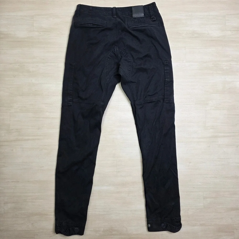 DUER Men's Live Free Adventure Pant Black Slim Tapered 31x32 Gusseted Crotch